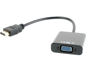 Gembird Adaptador HDMI(M) a VGA(H) + Audio