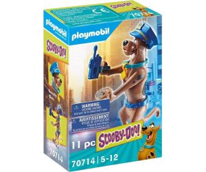 Playmobil scooby - doo! figura coleccionable policia