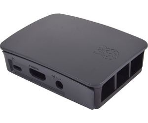 Raspberry Caja Para Raspberry Oficial Pi 3,  Negro, Gris (9098138)