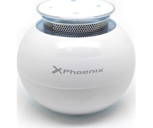 Altavoz portatil phoenix ufoboom  tactil blanco