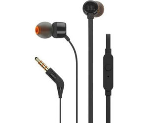 Auriculares Intrauditivos JBL Tune 160/ con Micrfono/ Jack 3.5/ Negros