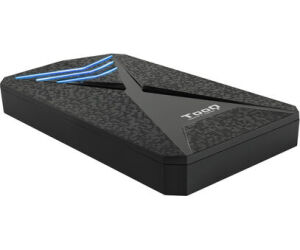 Caja Externa Gaming para Disco Duro de 2.5" TooQ TQE-2550BL/ USB 3.1/ Sin tornillos