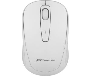 Phoenix m250 ratn inalmbrico 2.4 ghz receptor usb hasta 1600 dpi compatible con pc mac porttil color blanco