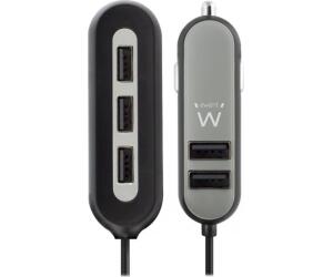 Cargador usb ewent para coche -  5 puertos -  54w