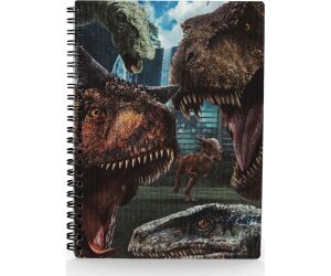 Libreta sd toys efecto 3d selfie jurassic world