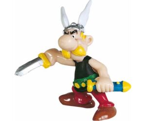 Figura plastoy asterix & obelix asterix el galo con espada pvc