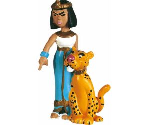 Figura plastoy asterix & obelix reina cleopatra egipto pvc