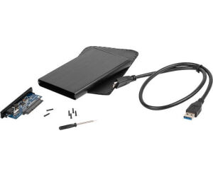 Caja Externa Natec Rhino Disco Duro 2,5" Usb 2.0 Sata Negra