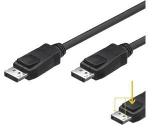 Ewent Cable Displayport 4k @ 60hZ, A/A AWG28, 2mt