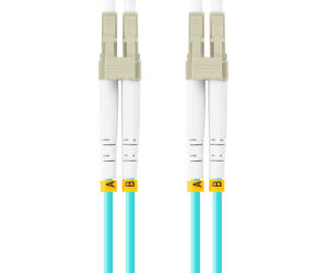 Cable De Fibraoptica Lanberg 3m Multi Lc/upc-lc/upc Duplex Om3 50/125 Lszh  Azul