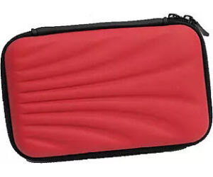 Funda disco duro maillon hdd powerbank case 2.5 pulgadas rojo