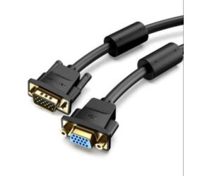 Cable Alargador SVGA Vention DAGBF/ VGA Macho - VGA Hembra/ 3m/ Negro