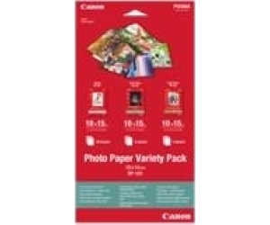 Pack papel fotografico canon vp - 101 - 10h gp - 501 10x15 - 5h pp - 201 10x15 - 5h sg - 201 10x15