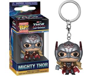 Llavero funko pop marvel pocket thor love and thunder mighty thor