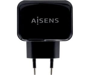 Cargador de Pared Aisens A110-0440/ 2xUSB/ 17W