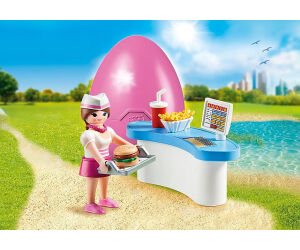 Playmobil special plus camarera con mostrador huevo de pascua