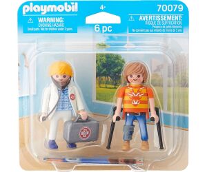 Playmobil duo pack doctora y paciente