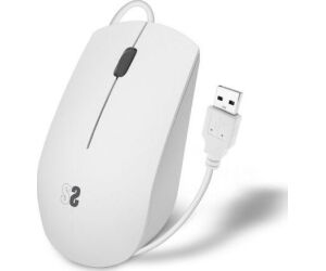 SUBBLIM Ratón Business Silencioso con cable USB 1200 DPI Blanco