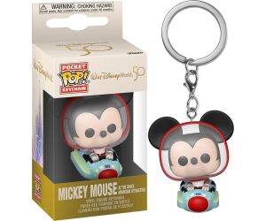 Funko pop keychain llavero disney 50th aniversario walt disney mickey cohete espacial 60392