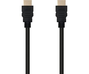 Cable HDMI 2.0 4K Nanocable 10.15.3601-L150/ HDMI Macho - HDMI Macho/ 1.5m/ Certificado/ Negro