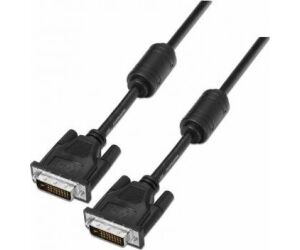 Cable DVI Aisens A117-0089/ DVI-D Macho - DVI-D Macho/ Hasta 3W/ 10Mbps/ 1.8m/ Negro