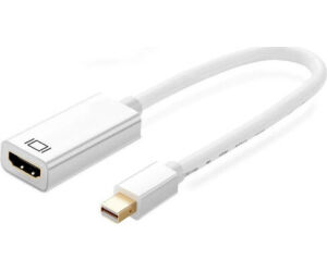 Ewent EC1458 adaptador de cable de vídeo 0,15 m Mini DisplayPort HDMI tipo A (Estándar) Blanco