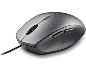 Ngs Wired Ergo Silent Mouse + Usb Type C Adap Gray