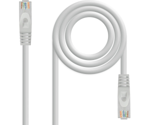 Cable de Red RJ45 UTP Nanocable 10.20.1815 Cat.6A/ 15m/ Gris