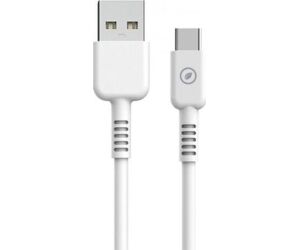 Cable USB 2.0 Tipo-C Muvit For Change MCUSC0003/ USB Tipo-C Macho - USB Macho/ Hasta 27W/ 1.2m/ Blanco