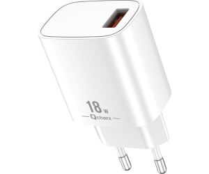 Cargador qcharx artemisia 3a 18w puerto usb blanco