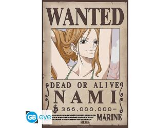 Poster gb eye chibi one piece wanted nami wano