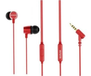 Auriculares Intrauditivos Aiwa ESTM-30RD/ con Micrfono/ Jack 3.5/ Rojos