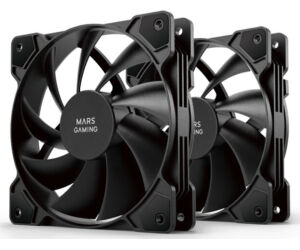 Kit 2 Ventiladores Auxiliar Mfpwmx2 Negro Mars Gaming