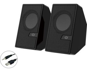 Altavoces conceptronic bjorn02b - 6w - negro