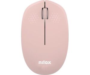 Nilox Ratn Wireless, 1000 DPI, 3 botones, Rosa