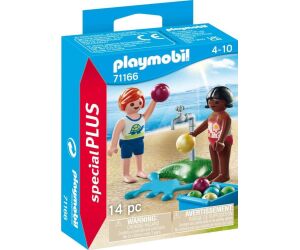 Playmobil nios con globos de agua