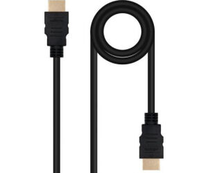 Cable HDMI 2.0 4K Nanocable 10.15.3807/ HDMI Macho - HDMI Macho/ 7m/ Negro