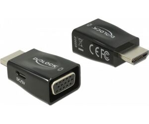 Delock Adaptador HDMI-A macho VGA hembra