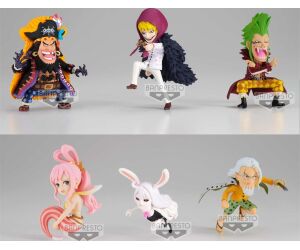 Figura banpresto one piece world collectable the great pirates 100 landspaces vol 7 1 unidad aleatoria