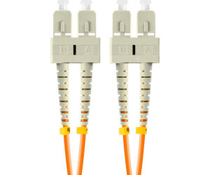 Cable De Fibraoptica Lanberg 2m Mult Sc/upc-sc/upc Duplex Om2 50/125 Lszh Naraj