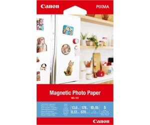 Papel canon foto magnetico mg - 101 3634c002 a6 10x15 -  5 hojas