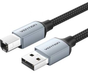 Cable USB 2.0 Impresora Vention CTTHJ/ USB Tipo-B Macho - USB Macho/ 480Mbps/ 5m/ Gris