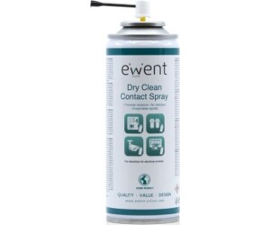 Ewent EW5614 kit de limpieza para computadora Pantallas / Plásticos, Universal Espray para limpieza de equipos 200 ml