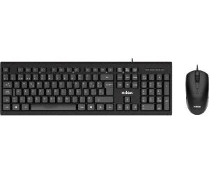 NILOX Kit Teclado+raton NXKME0011 Usb NEgro