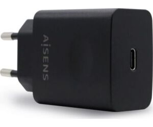 CARGADOR AISENS 20W USB-C PD3.0 RETAIL 1xUSB-C 20W NEGRO