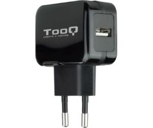 Cargador de Pared TooQ TQWC-1S01/ 1xUSB/ 12W/ Negro