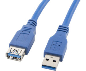 Cable Alargador Lanberg Usb 3.0 Macho/hembra 3m Azul