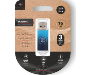 Pendrive 16GB Tech One Tech Be Deep USB 2.0/ Azul Degradado