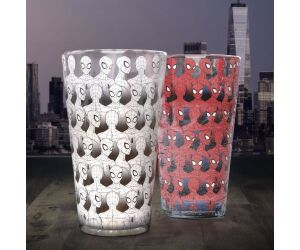 Vaso con cambio de color paladone spider - man 400 ml