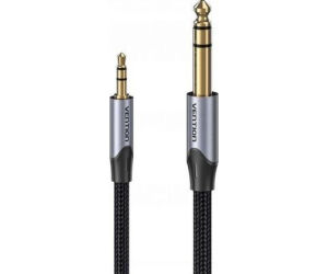 Cable Estreo Vention BAUHH/ Jack 3.5 Macho - Jack 6.3 Macho/ 2m/ Gris